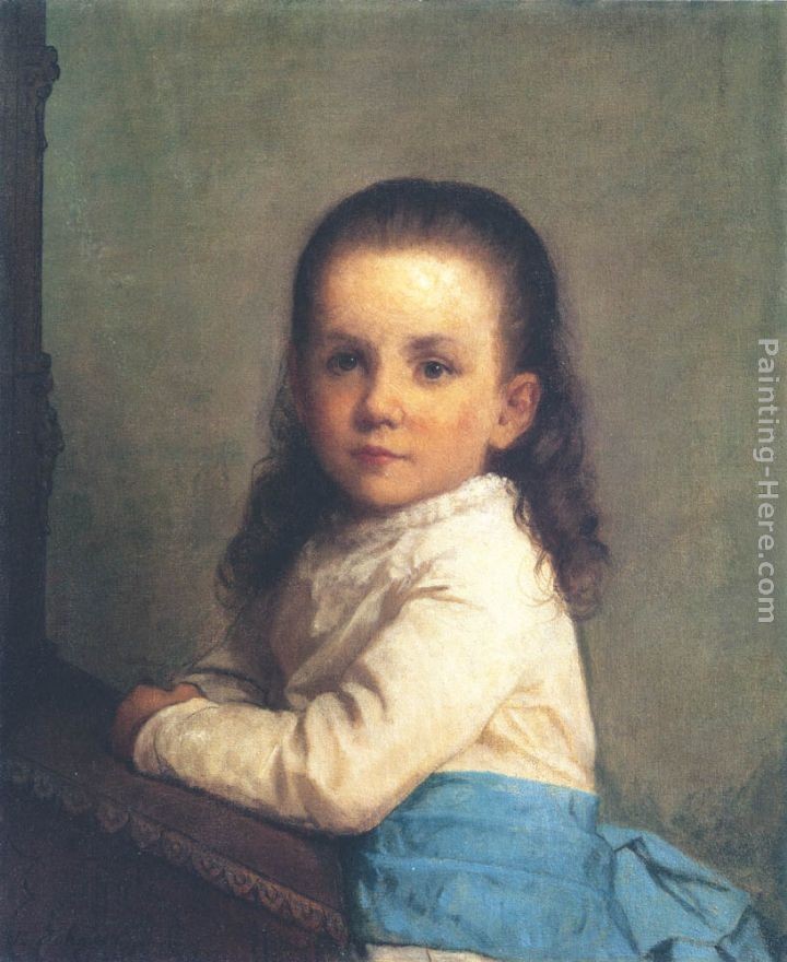 Eastman Johnson Portrait of Vinnie Packard